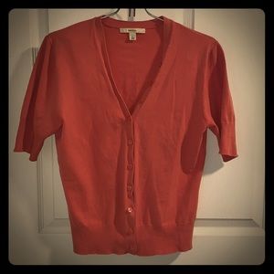 Merona melon short sleeve cardigan